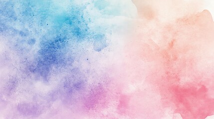 Fototapeta premium Pastel watercolor texture abstract art design soft color paint effect