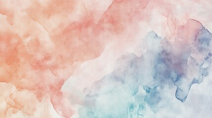 Watercolor texture in pastel colors abstract art design for templates