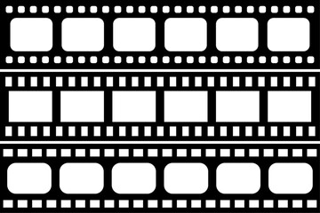 Set of film tapes, cinematography