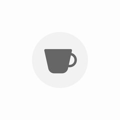 cup coffee icon sign vector