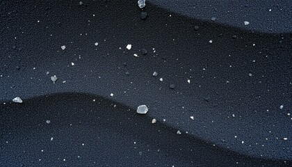 Starry rain drops on a dark cosmic window