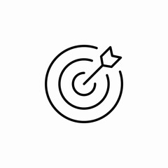 target set icon sign vector