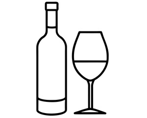 bottle and glass