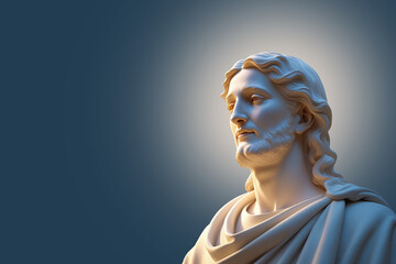 statue of virgin Mary, statue of Jesus Christ