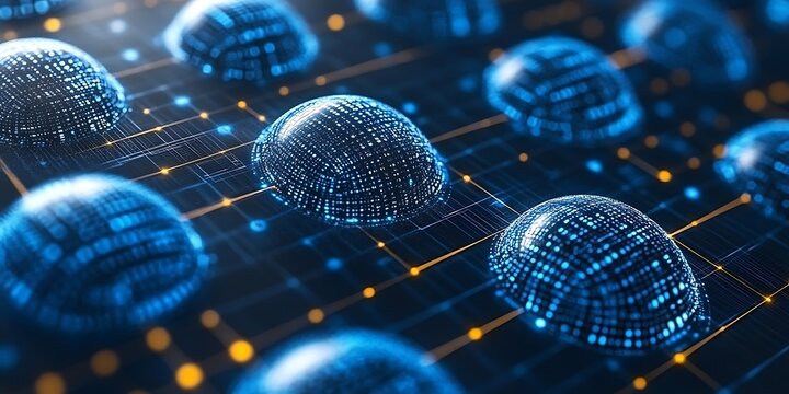 Global Network Data Spheres.