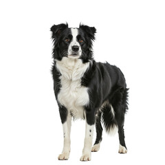 Fototapeta premium Border Collie on high quality transparent background png