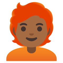 Person with Curly Hair
