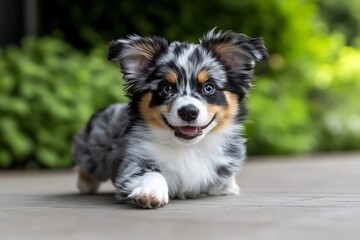 Fototapeta premium Adorable Puppy Outdoor Portrait