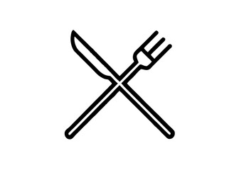 A set of isolated metal kitchen cutlery including fork, spoon, and knife