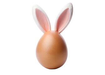 Obraz premium egg with bunny ears isolated 
