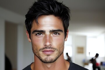 Handsome Man Portrait with Studio Shot. (10)