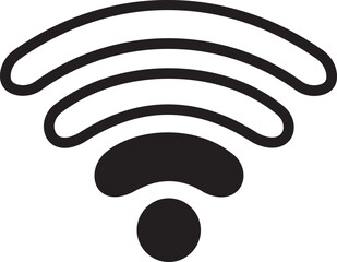 Wi-Fi Signal Icon – Wireless Connection Strength Indicators