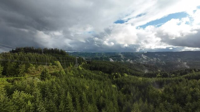 Drone Flight Over the PNW 