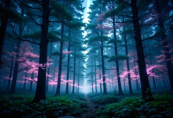 Aurora Forest: The Trees of Light