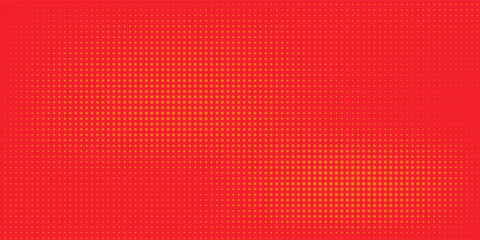 Dots halftone orange color pattern gradient texture with technology digital background