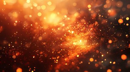 Fototapeta premium Luminous embers radiating an otherworldly glow, soft, peaceful, embers. Subtle Embers. Illustration