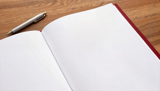 Elegant funeral guestbook with handwritten notes and pen, remembrance
