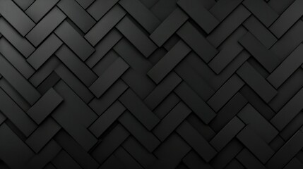 A captivating dark herringbone tile pattern adds texture to any design.