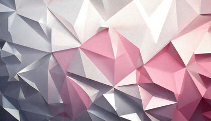 Obraz premium 淡いパステル調の柔らかい淡いダスティグレー、ピンク、シルバー、ホワイトの抽象的なパターンの背景。青とピンクと白の幾何学的な背景素材。Soft pale dusty grey, pink, silver and white abstract pattern background in light pastel tones. Blue, pink and white geometric backgro