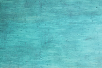 Turquoise textured background with weathered distressed surface