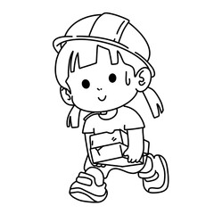 little boy with a toy