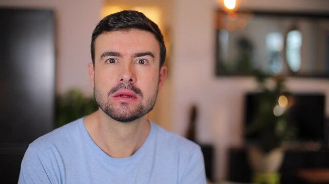 Man seeing something that he really likes 