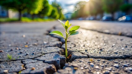 plant growing in the ground