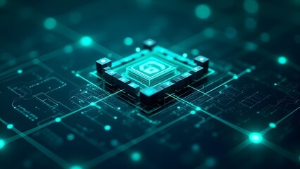  AI-driven data privacy system securing sensitive digital information.