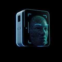AI-Powered Face Scanning Biometric Security System.