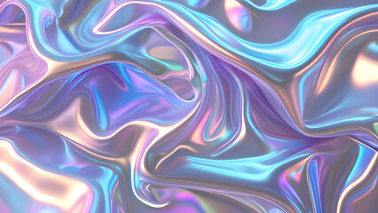 Fototapeta premium Colorful Abstract Fractal Background with Flowing Waves and Soft Light