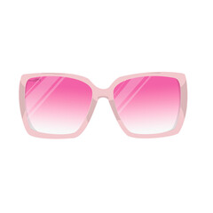 BD Starlet Sunglasses - Pink Frames - Pink Lenses - See Through - Transparent