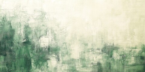 A light, gentle abstract background featuring a soft blend of green and cream colors with ample copy space