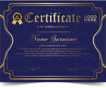 Modern Certificate Design
