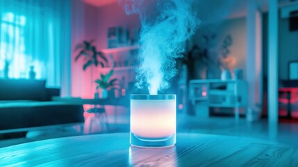 Modern Home Diffuser with Smoky Vapor