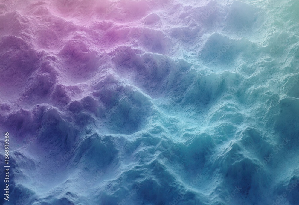 Poster Soft and Dreamy Abstract Artwork with a Pastel Color Palette