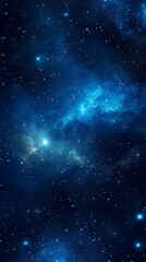 Obraz premium Gorgeous deep blue sky with scattered stars image