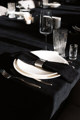 restaurant table setting