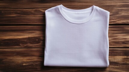Folded tee shirt mockup apparel clothing garment design template item