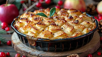 National Apple Betty Day apple betty dessert, October 5th