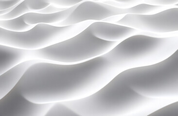 Obraz premium Monochrome photo of seamless rippled sand dune pattern. Wavy beige white desert sand dunes repeat creating trendy background. Bump map displacement abstract with grayscale geometric