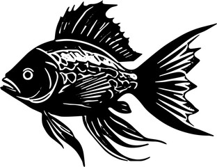 fish silhouette vector