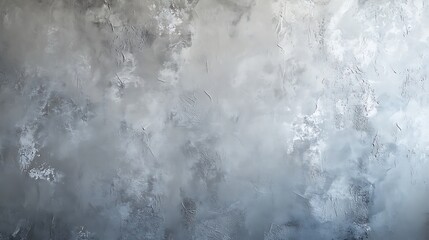 Obraz premium Luxury Venetian plaster wall, soft gray polished surface with a subtle shine