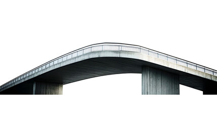 bridge, white background