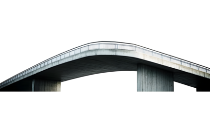 bridge, white background