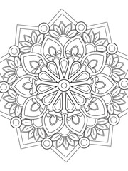 PrintFlowers Coloring Pages For Adules