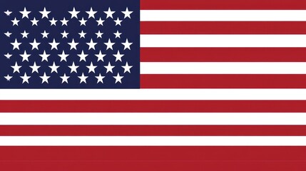 Naklejka premium Patriotic Stars and Stripes Flag Image for Design Projects