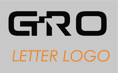 vector illustration of a set of numbers letter logo black