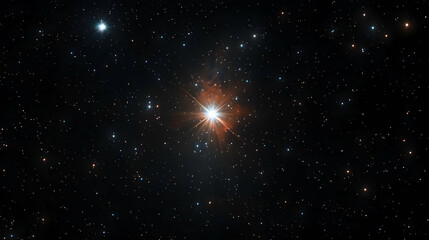 Bright Star In Deep Space