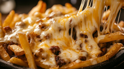 チーズがとろける贅沢ポテトの接写