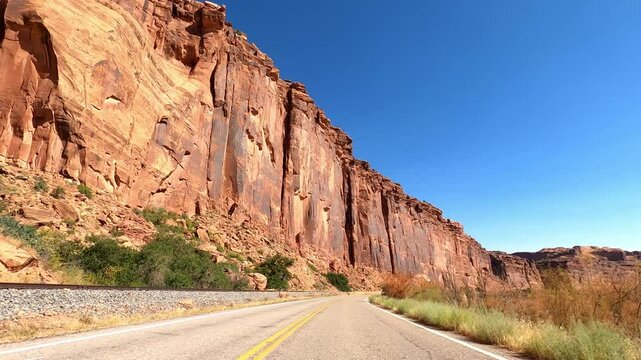 Utah Driving 1058 Potash Road Moab